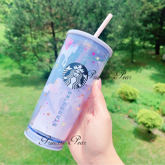 Starbucks 2023 Fantasy Unicorn Base Dome Cold Cup 18oz Crystal Thailand tumbler